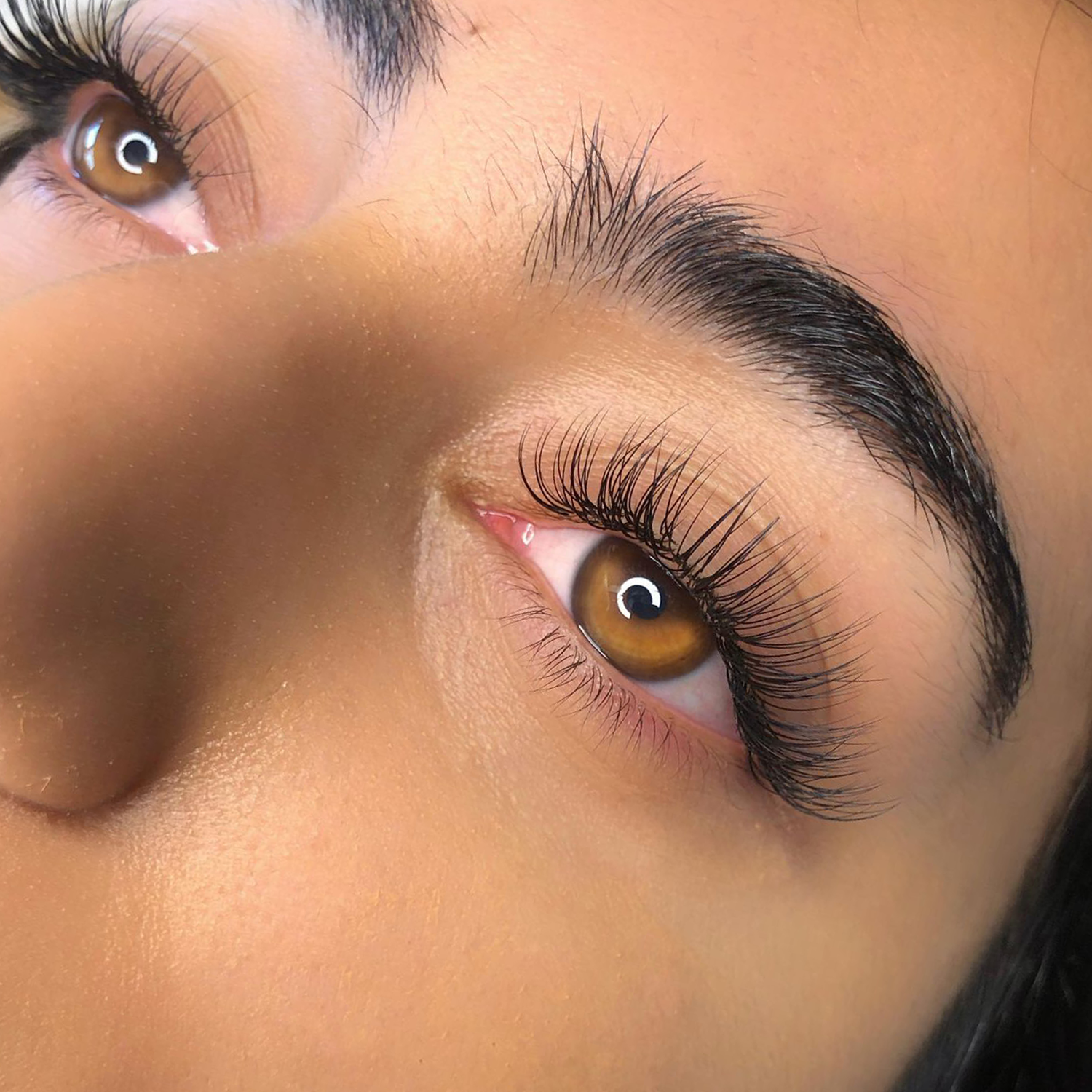 Classic eyelash extensions, natural look, one lash per natural lash by Casa Artistry Sydney