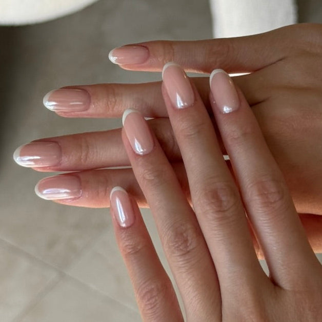 Chrome BIAB French Tip, Casa Artistry Sydney