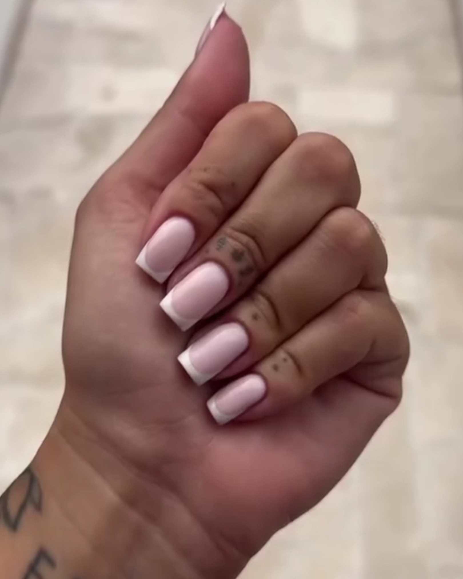 French tip nail extensions, classic elegant nails by Casa Artistry Canterbury Sydney